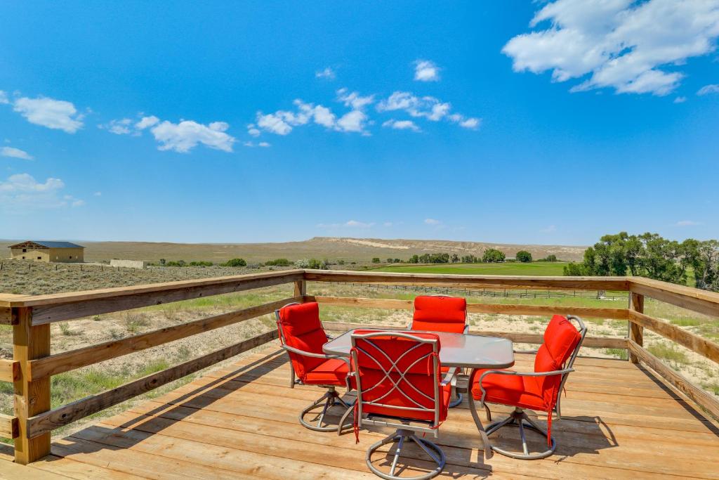 Mountain-View Retreat in Lander with Private Yard!